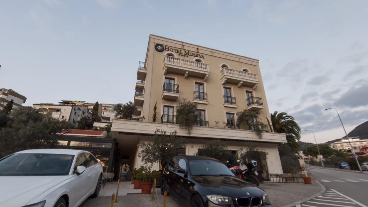 Inside Hotel Moskva in Budva, Montenegro